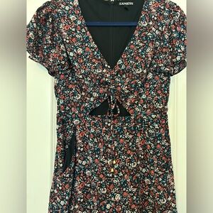 Express romper with cutouts